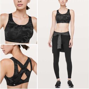 Lululemon Enlight Camo multi grey bra enlight